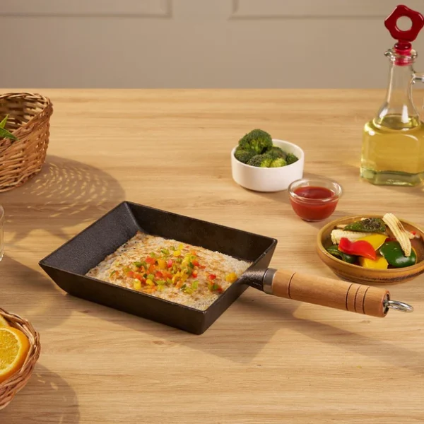 Premium Uncoated Square Frying pan