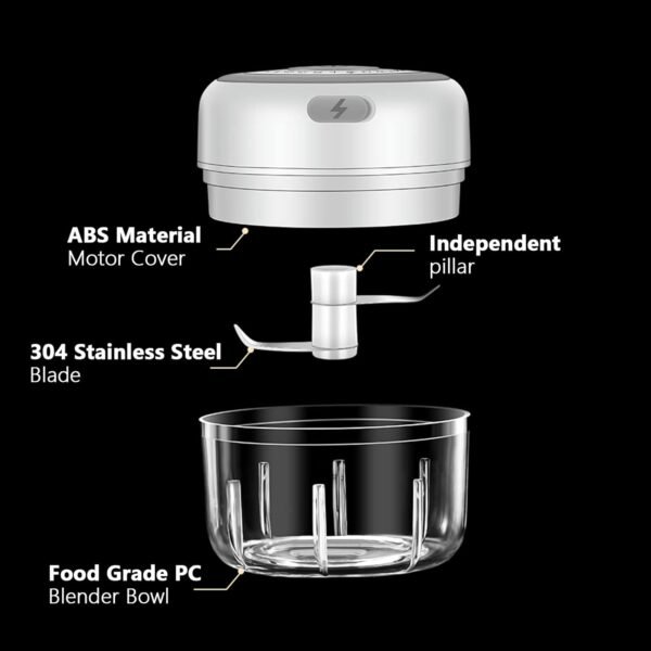 2+ Electric Mini Garlic Chopper - Image 3