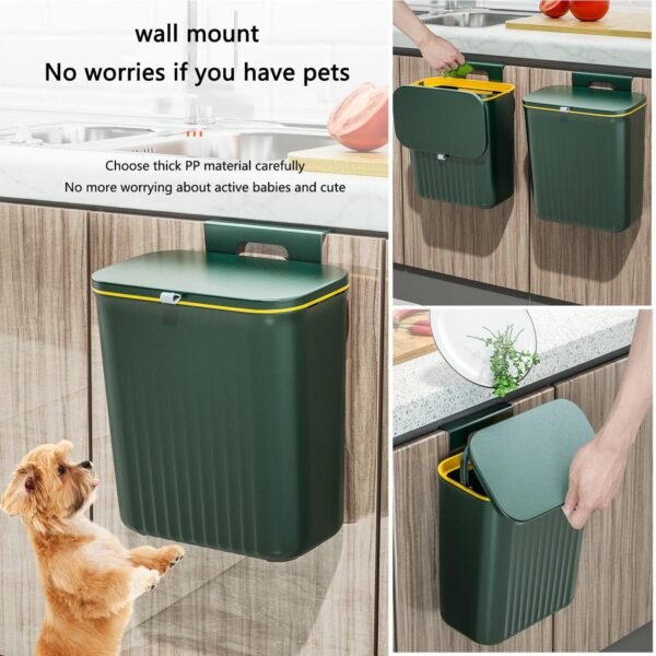 House of Quirk Plastic Hanging Trash - Image 3