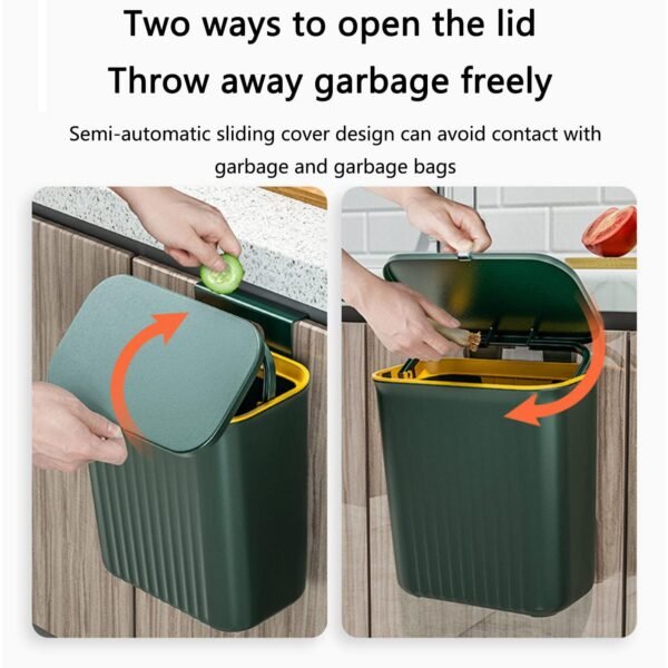 House of Quirk Plastic Hanging Trash - Image 2